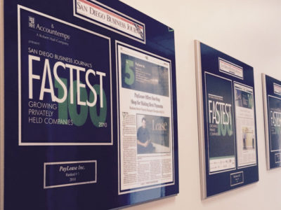 PayLease Featured on Fastest Growing Companies List