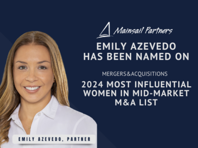 Emily Azevedo Named a 2024 Most Influential Women in Mid-Market M&A