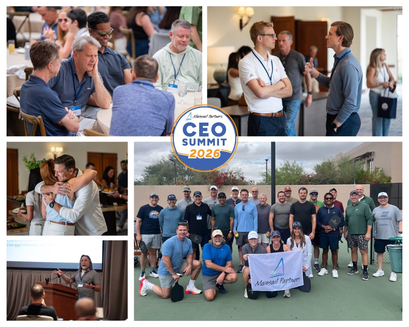 Photos from the 2026 Mainsail CEO Summit for vertical software founders and CEOs in the growth equity firm's portfolio of companies. 